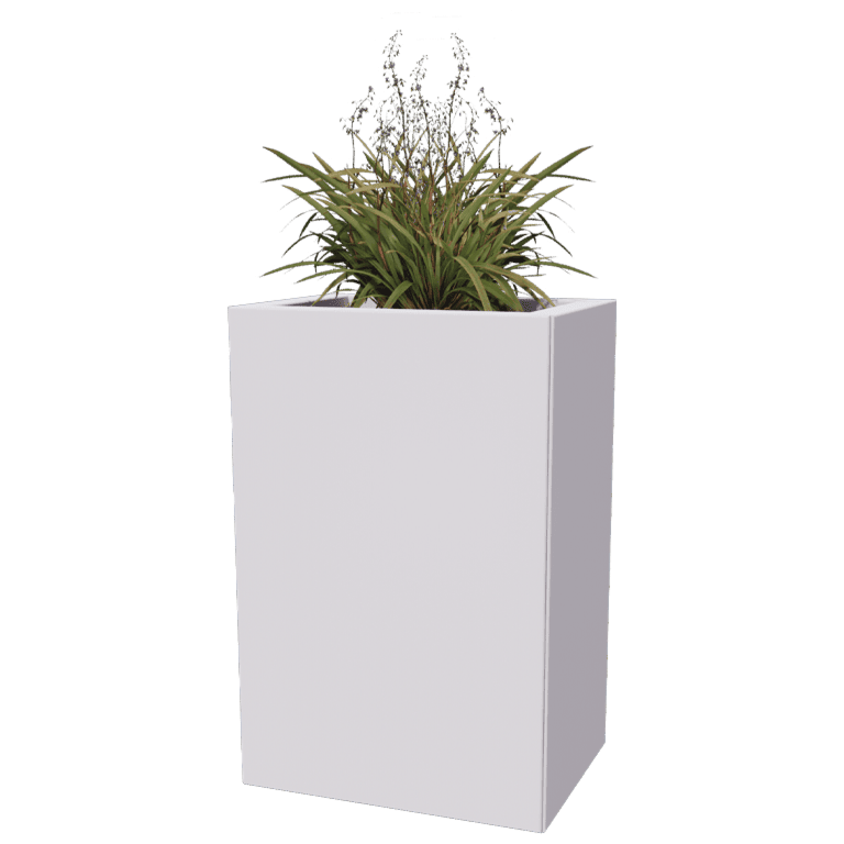 Plantekasse af pulverlakeret stål Texas 30 x 40 cm