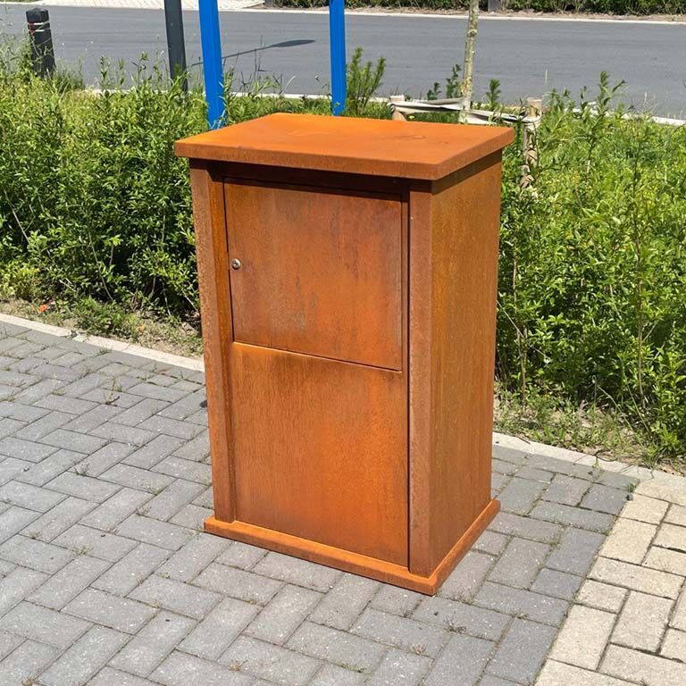 Postkasse af cortenstål Arizona Type M