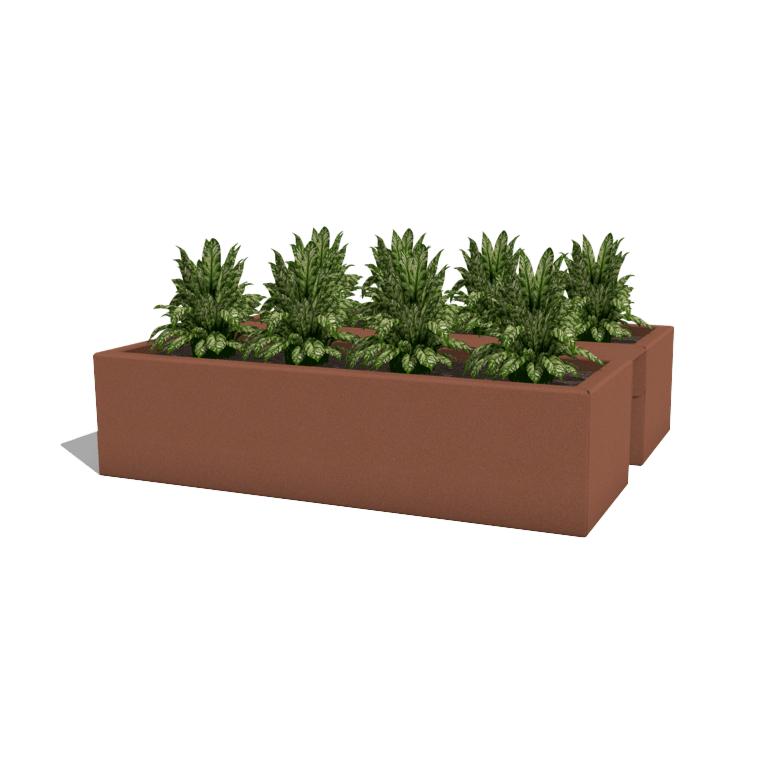 Altan Plantekasse af pulverlakeret stål 60 cm