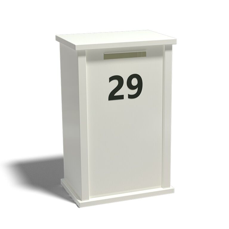 Postkasse af pulverlakeret stål Arizona Type M