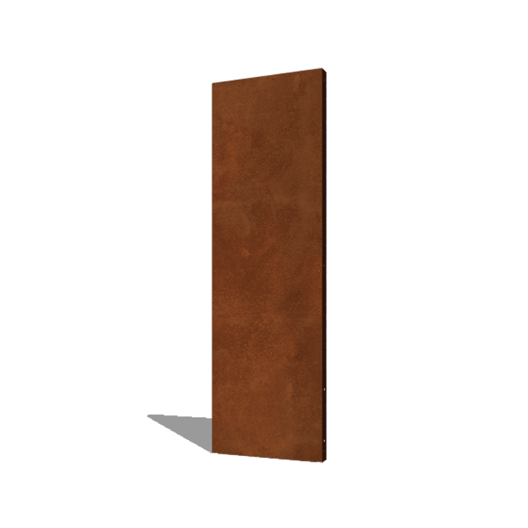 Panel base i cortenstål 60 x 6 x 190 cm