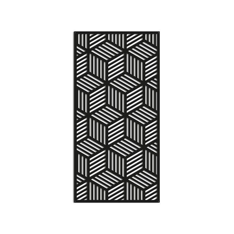 Vægdekoration af metal Geometriske former 1.0 *OP=OP
