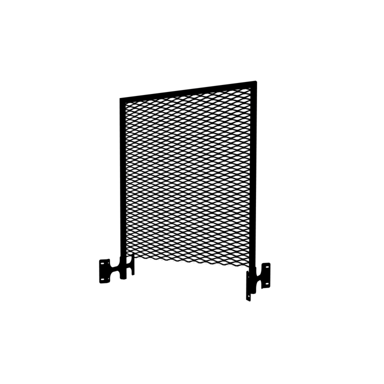 Klatrestativ til planter sort 100 x 40 cm