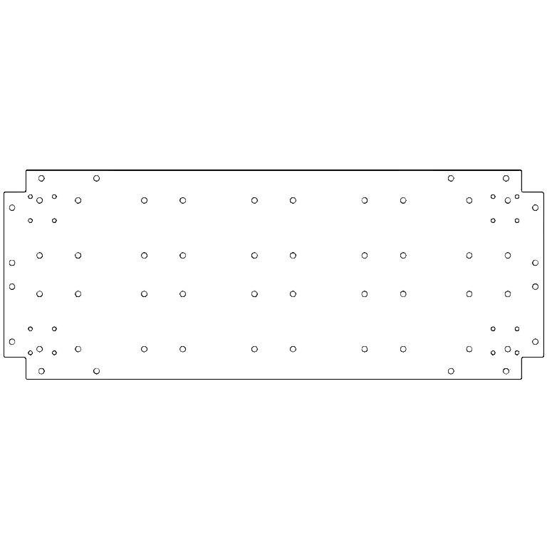 Bundplade galvaniseret stål 40 x 100 cm