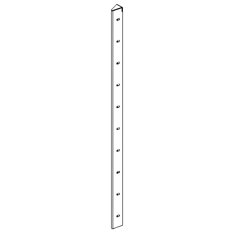 hjørneprofil Cortenstål 30° 100 cm