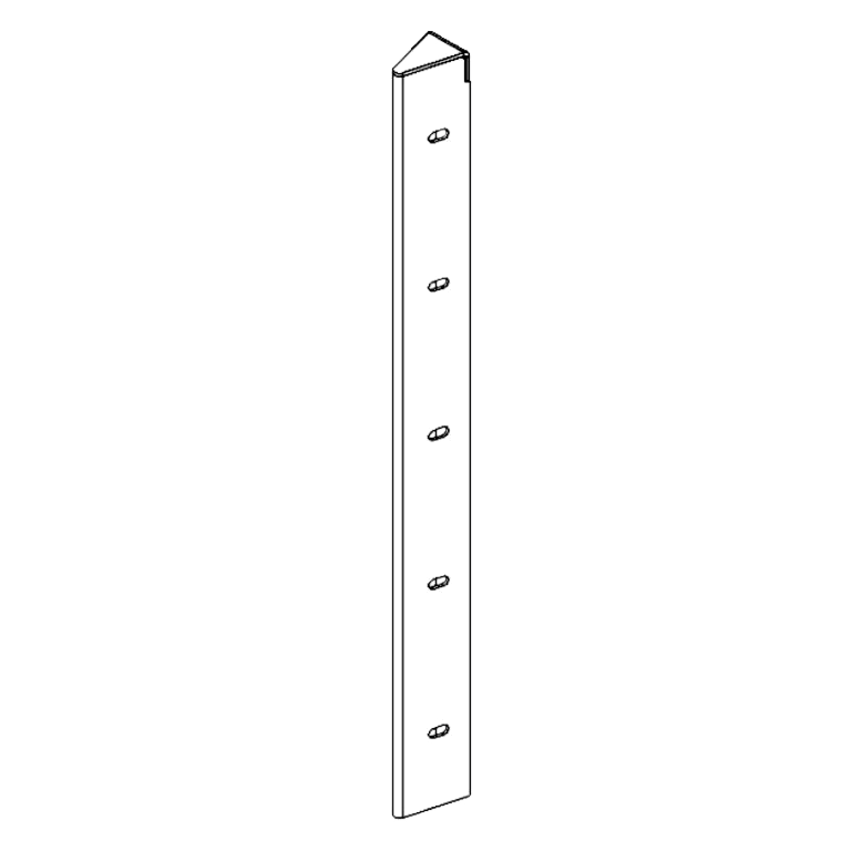 hjørneprofil Cortenstål 30° 50 cm
