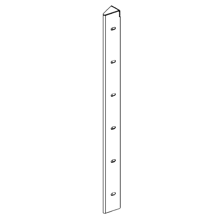 hjørneprofil Cortenstål 30° 60 cm