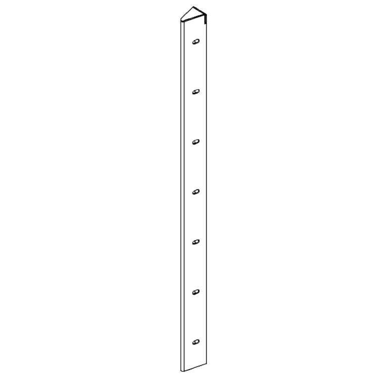 hjørneprofil Cortenstål 30° 70 cm