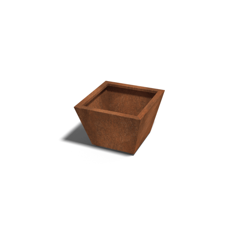 Svejst plantekasse Corten-stål Kegle 60 x 60 x 40 cm