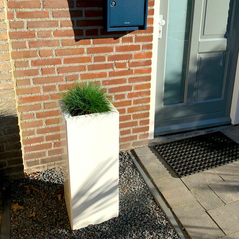 Plantekasse af pulverlakeret stål Miami 30 x 30 cm