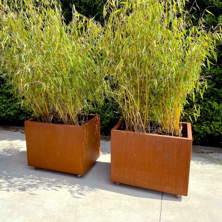 Plantekasse af cortenstål Texas 60 x 80 cm