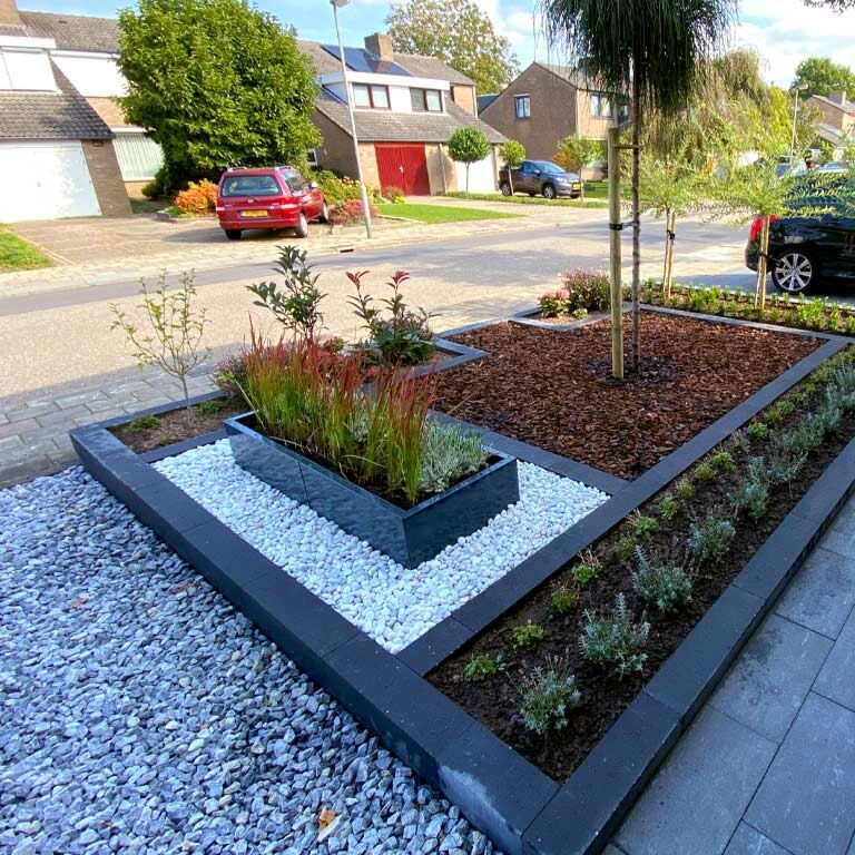 Plantekasse af pulverlakeret stål Texas xxl 150 x 50 cm