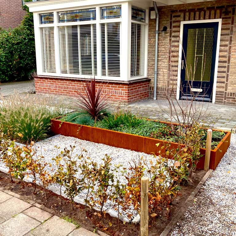Plantekasse af cortenstål Texas xxl 300 x 100 cm