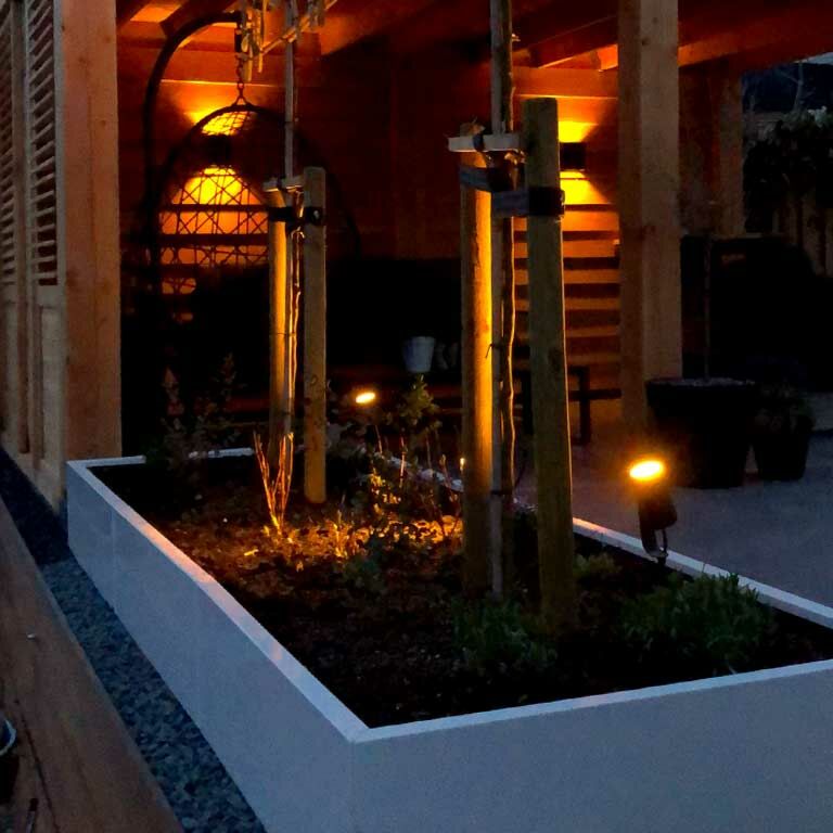 Plantekasse af pulverlakeret stål Texas xxl 300 x 120 cm