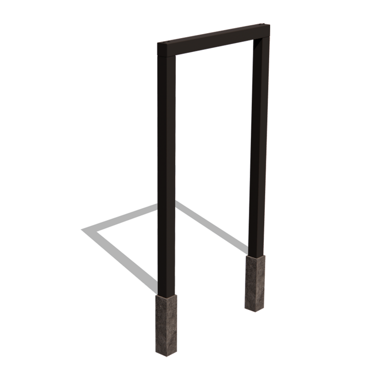 Pergola af pulverlakeret stål lige 150 cm