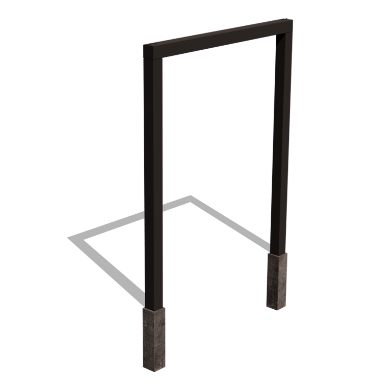 Pergola af pulverlakeret stål lige 200 cm