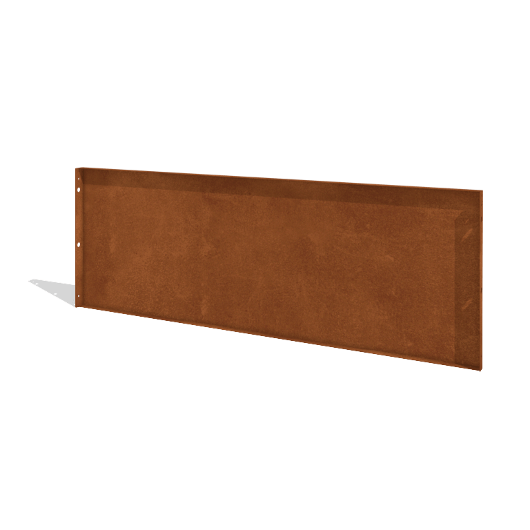 Hegn af cortenstål H panel 180 x 63,3 cm