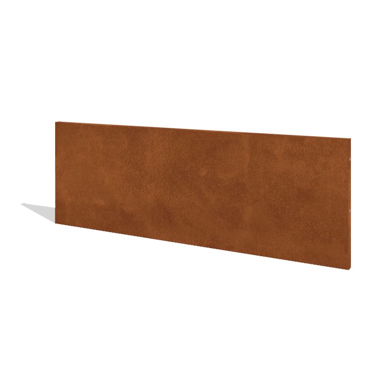 Hegn af cortenstål H panel 180 x 63,3 cm