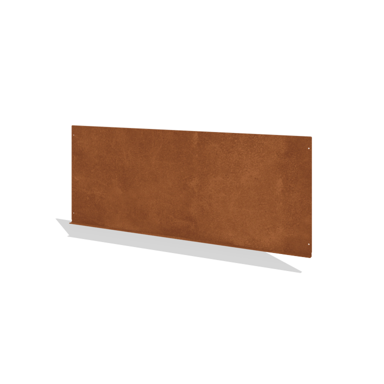 Hegn ornamental af cortenstål V 149 x 60 cm