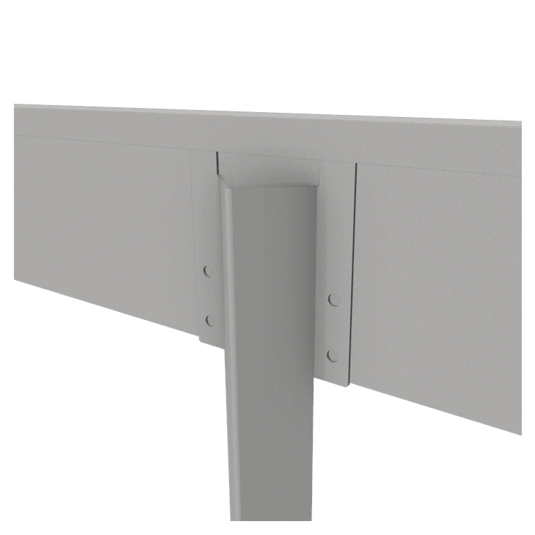 Jordspyd lavt galvaniseret stål 12 - 15 cm