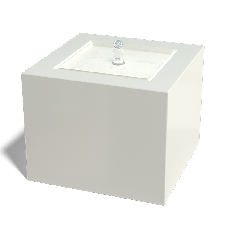 Vandfontæne Aluminium 50 x 50 x 40 cm