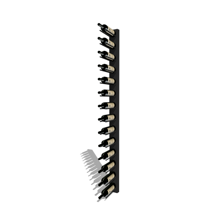 Vinreol af pulverlakeret stål Puglia 175 cm