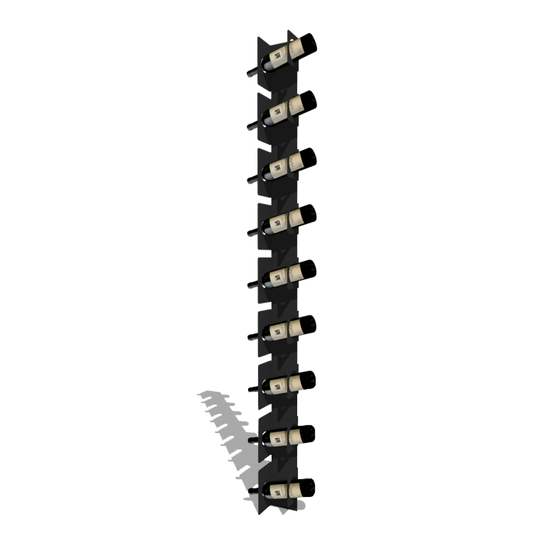 Vinreol af pulverlakeret stål Veneto 186 cm