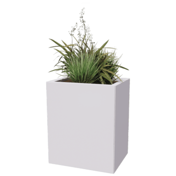 Plantekasse af pulverlakeret stål Texas 40 x 50 cm