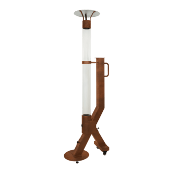 Terrassevarmer træpiller - Rocket - Corten