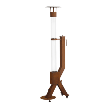 Terrassevarmer træpiller - Rocket - Corten
