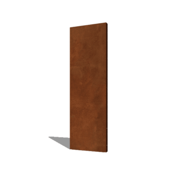 Panel base i cortenstål 60 x 6 x 190 cm