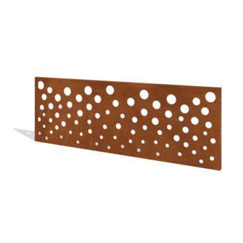 Hegn af cortenstål H panel B 180 x 63,3 cm