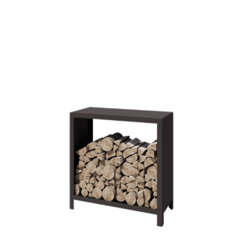 Stål brændestativ - Indiana - 100 x 40 x 100 cm - RAL7016 mat (antracitgrå)