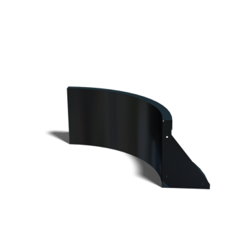 Stål støttemur - Indvendig kurve - 50 x 50 x 30 cm - Andre RAL-farve