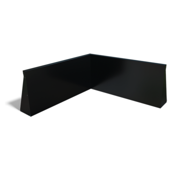 Stål støttemur - Indvendigt hjørne - 100 x 100 x 50 cm - Andre RAL-farve