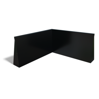 Stål støttemur - Indvendigt hjørne - 100 x 100 x 60 cm - Andre RAL-farve