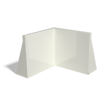 Stål støttemur - Indvendigt hjørne - 50 x 50 x 50 cm - Andre RAL-farve