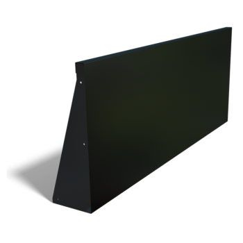 Stål støttemur - Lige ud - 150 x 60 cm - Andre RAL-farve