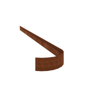 Bedkant af cortenstål valset FLEX 13 cm (længde 240 cm)