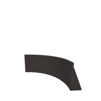 Stål støttemur - Udvendig kurve - 100 x 100 x 50 cm - Andre RAL-farve