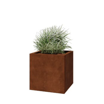 Svejst plantekasse Corten-stål Montana 60 x 60 x 60 cm