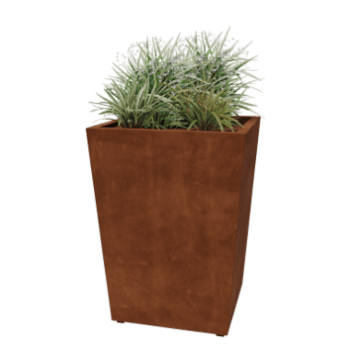 Svejst plantekasse Corten-stål Kegle 80 x 80 x 100 cm
