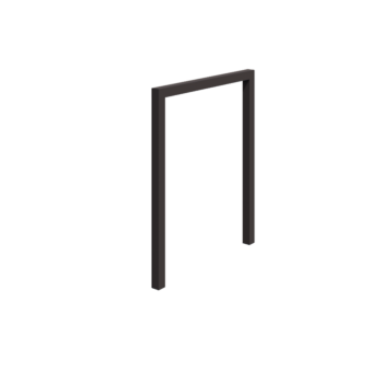 Stål pergola - Lige ud - 200 x 230 cm - RAL7016 mat (antracitgrå) - Uden betonfod