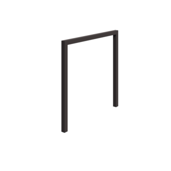 Stål pergola - Lige ud - 250 x 230 cm - RAL7016 mat (antracitgrå) - Uden betonfod