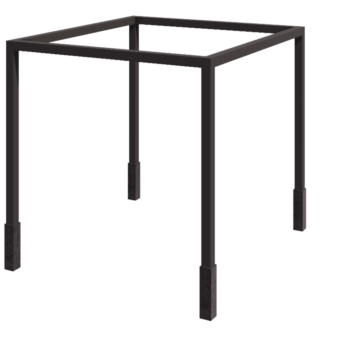 Stål pergola - Firkant - 324 x 250 x 230 cm - Andre RAL-farve - Med betonfod
