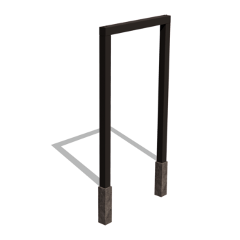 Pergola af pulverlakeret stål lige 150 cm