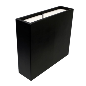 Plantekasse i glasfiber - Rektangel - 100 x 40 x 100 cm - Med bund