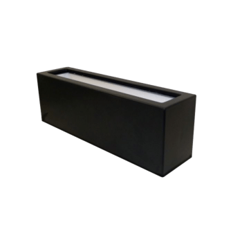Plantekasse i glasfiber - Rektangel - 120 x 30 x 40 cm - Med bund
