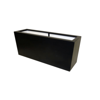Plantekasse i glasfiber - Rektangel - 120 x 30 x 50 cm - Med bund