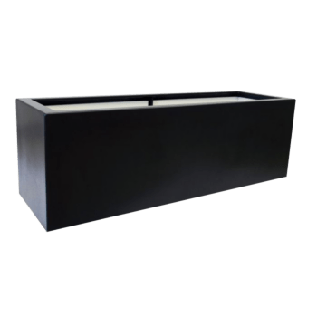 Plantekasse i glasfiber - Rektangel - 150 x 40 x 40 cm - Med bund
